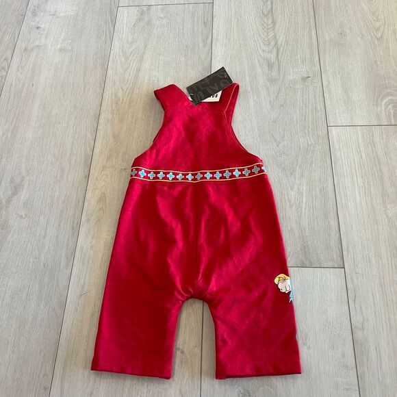 Disney Pinocchio Jiminy Cricket & Pinocchio Overall Infant One-Piece size 12 mon - Picture 2 of 4